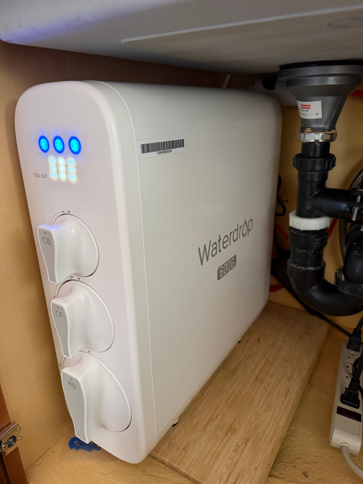 Waterdrop Waterdrop Reverse Osmosis System installed by Dominick Plumbing